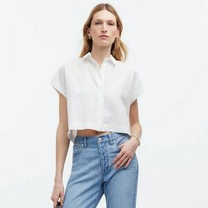 Madewell Crop Dolman Shirt